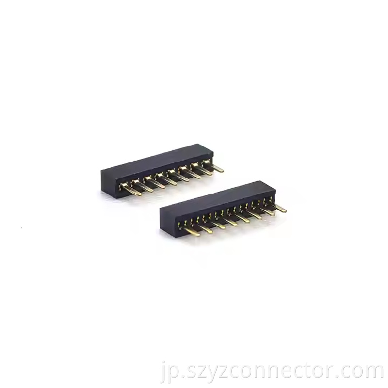 1.27mm Pitch Female Header Single Row Staight H2.0mm 18P (2)